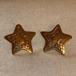 Jeep Collins Brass Star earrings